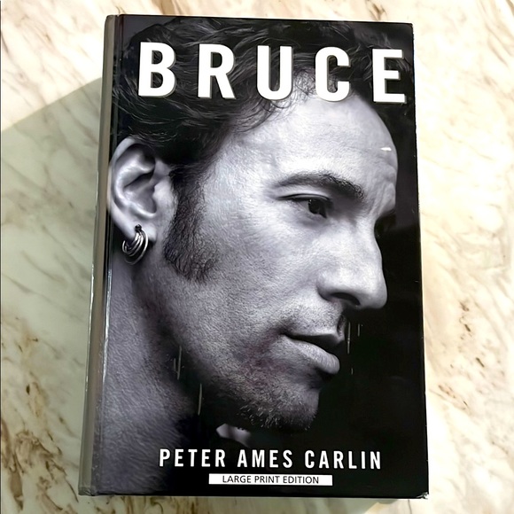 Bruce by Peter Ames Carlin Large Print Edition Hardcover Book - Picture 1 of 14